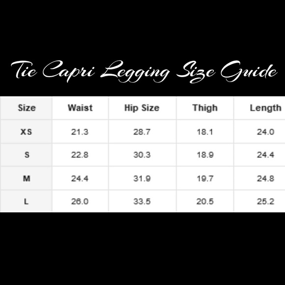 LAST PAIR! Bottom Tie Capri Yoga Workout Leggings - Picture 4 of 7